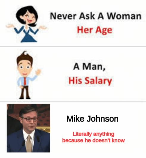 It's amazing how Mikey doesn't know anything about anything, isn't it?