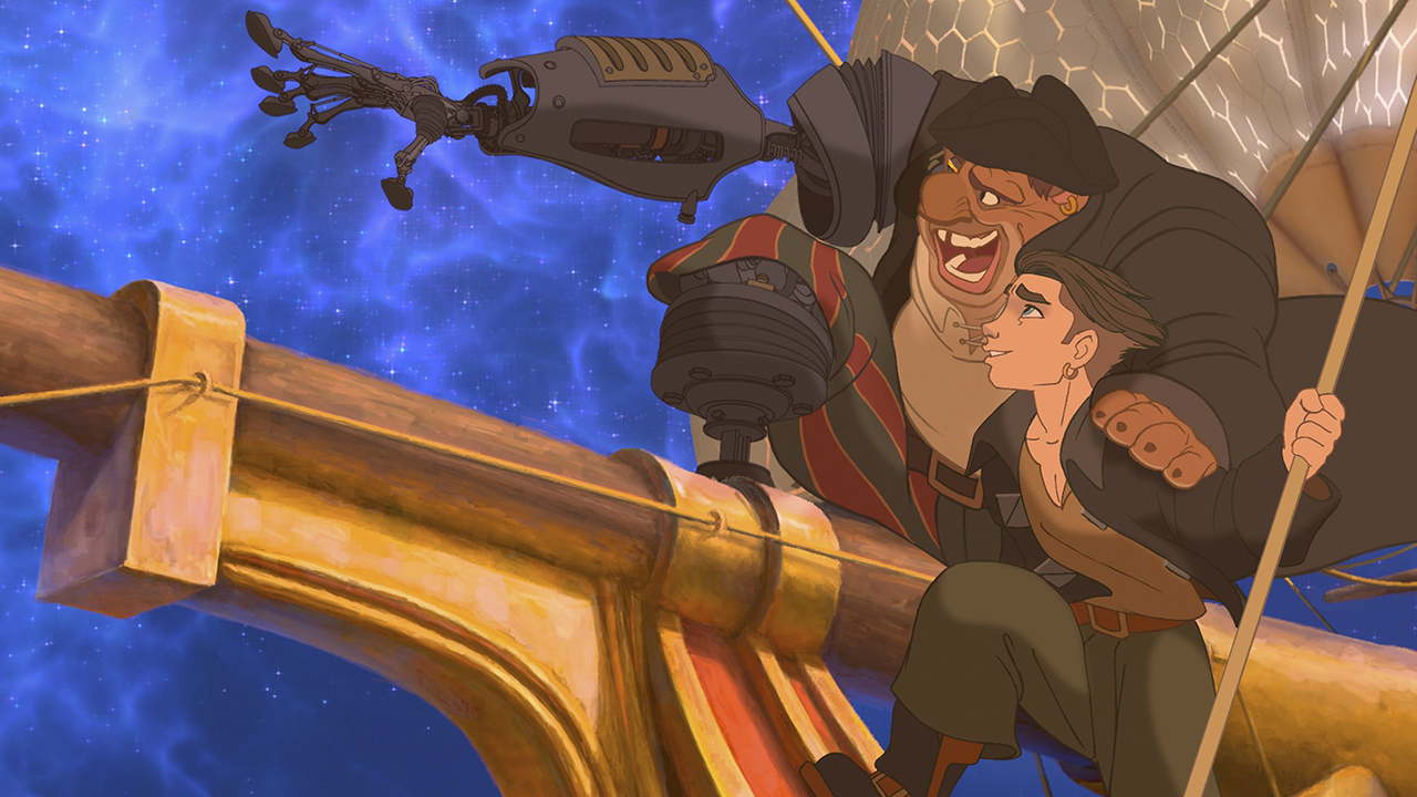 Screenshot from the Disney movie "Treasure Planet"