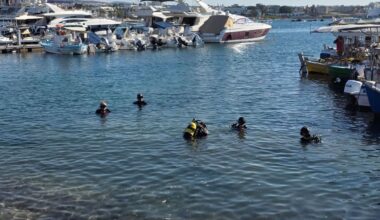 cover Paphos harbour seabed cleanup draws strong turnout