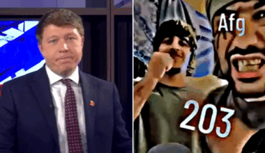 Leaked footage of jailed Afghan migrant who threatened to kill Nigel Farage shows convict 'enjoying life' behind bars