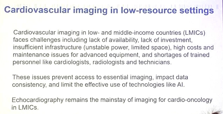 GCOS 2025: Cardiac Imaging - What and When in Low Resource Environment? 3 GCOS 2025: Cardiac Imaging - What and When in Low Resource Environment?