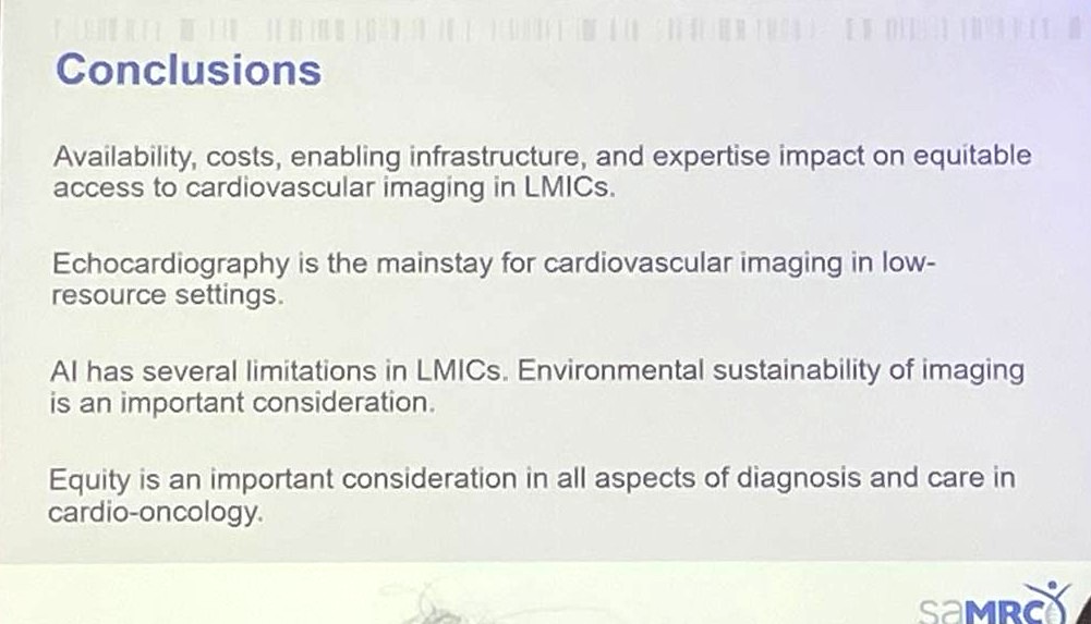 GCOS 2025: Cardiac Imaging - What and When in Low Resource Environment? 6 GCOS 2025: Cardiac Imaging - What and When in Low Resource Environment?