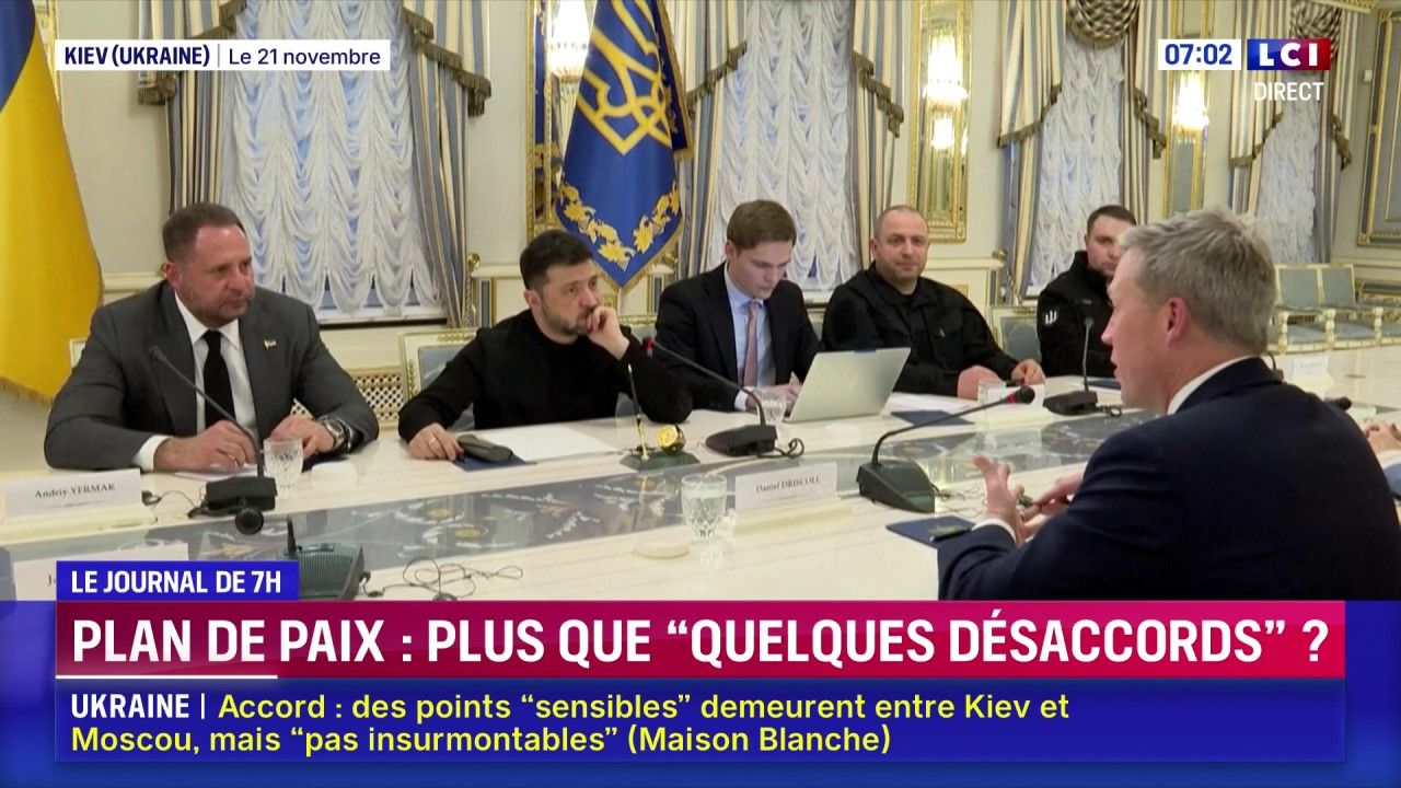 Plan de paix entre l'Ukraine et la Russie : plus que "quelques désaccords" ?