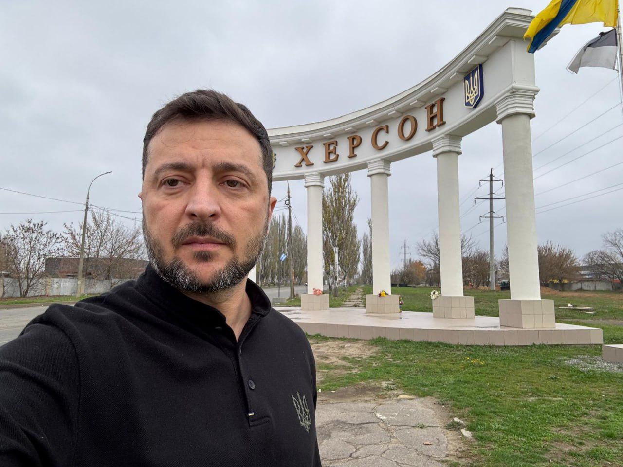 President Zelenskyy visits Kherson to mark the third anniversary of the city’s liberation