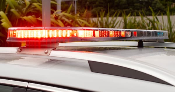 Police car involved in collision while rushing to crash scene