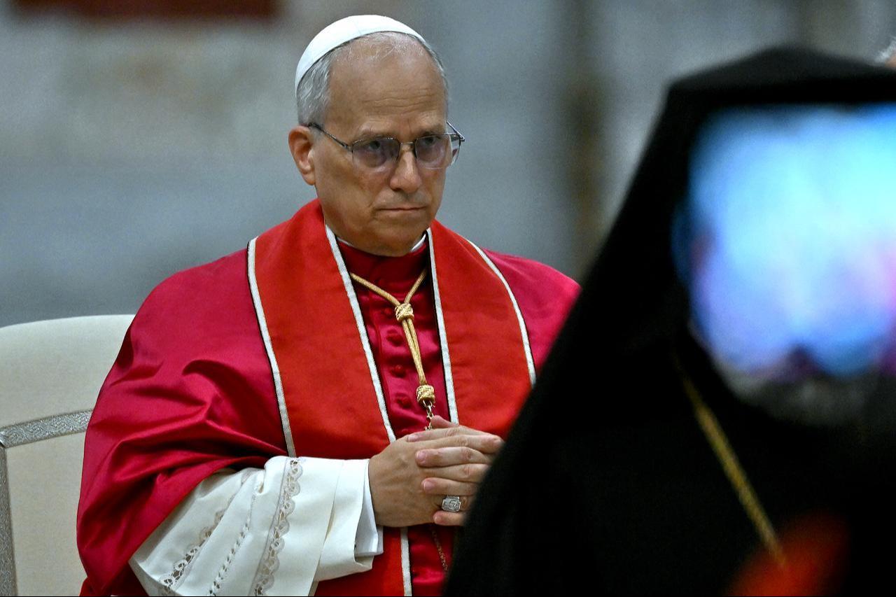 Pope Leo XIV leads the commemoration of martyrs and witnesses of the faith of the XXI century, in the Papal Basilica of St. Paul Outside the Walls, in Rome, on Sept. 14, 2025. (AFP Photo)