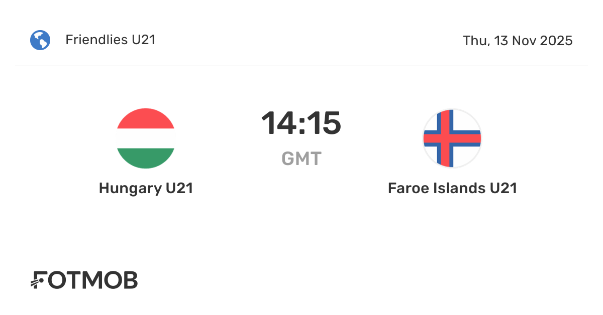 Hungary U21 vs Faroe Islands U21