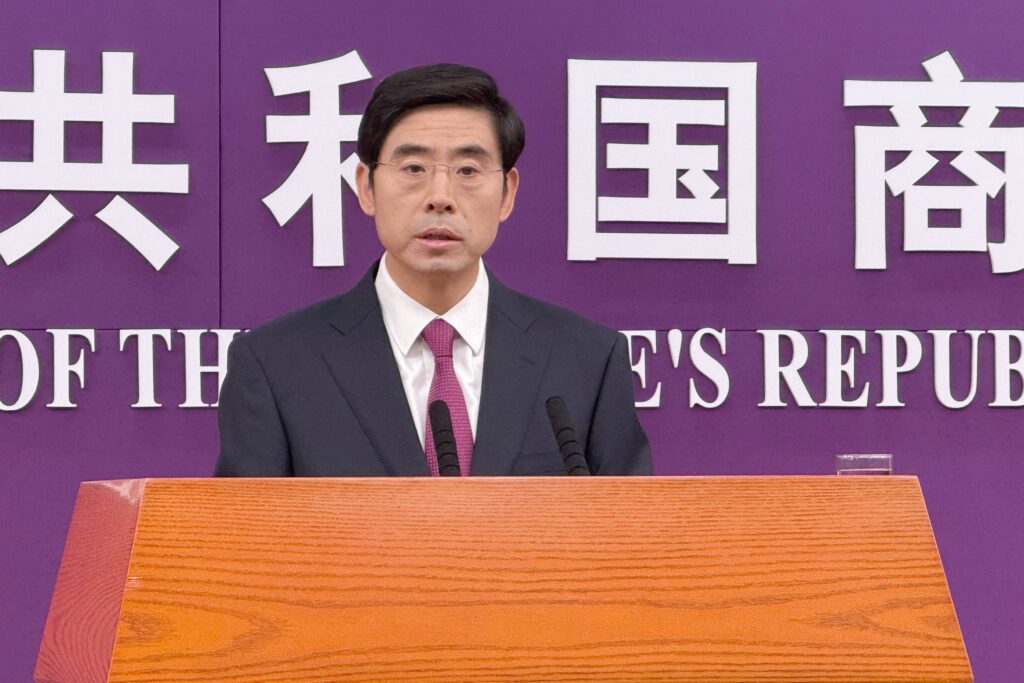 Predstavnik kitajskega ministrstva za trgovino He Jadong