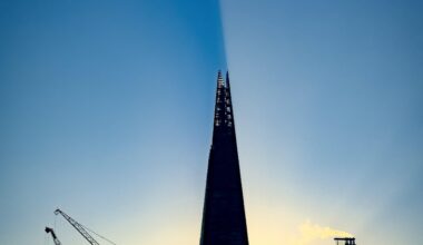 My walk across the bridge this morning…