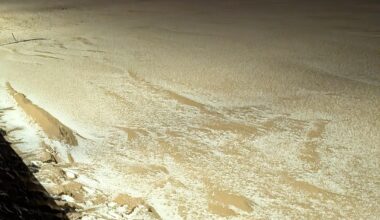 For those without snow, the live situation in Ostend