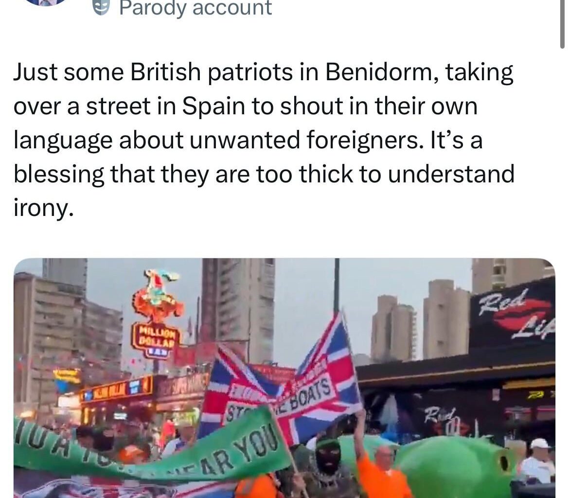 You couldn’t make it up