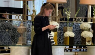 Princess Beatrice hosts a tea party for super-rich dignitaries in Saudi