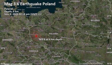 Small Magnitude 3.6 Quake Hits 12 km South of Glogow, Poland Early Afternoon