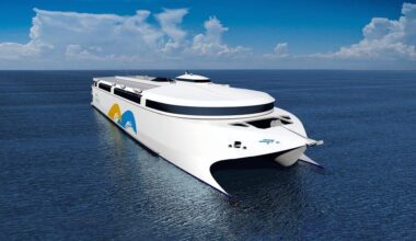 The World’s Biggest Electric Ship Charges Up | Hull 096 will ferry passengers using over 5,000 lithium-ion batteries