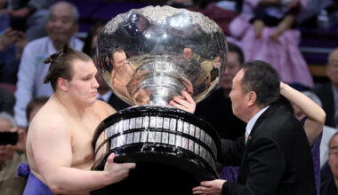The Ukrainian sumo wrestler who fled war now taking Japan by storm