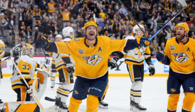 Forsberg savors helping Predators rally for Global Series win in Sweden