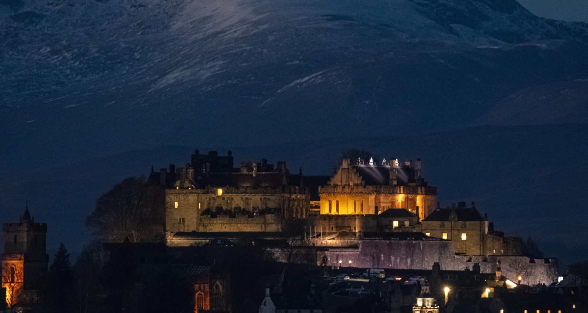 Stirling Castle at night