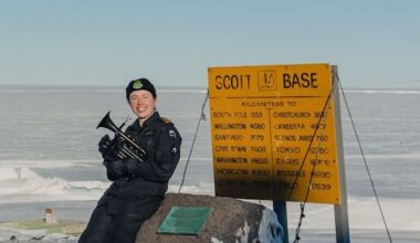 The NZ Navy musician with the world's most remote practice room