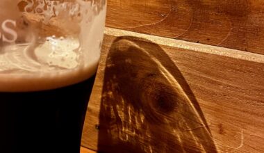 Shadow from my friends pint looks like a shark