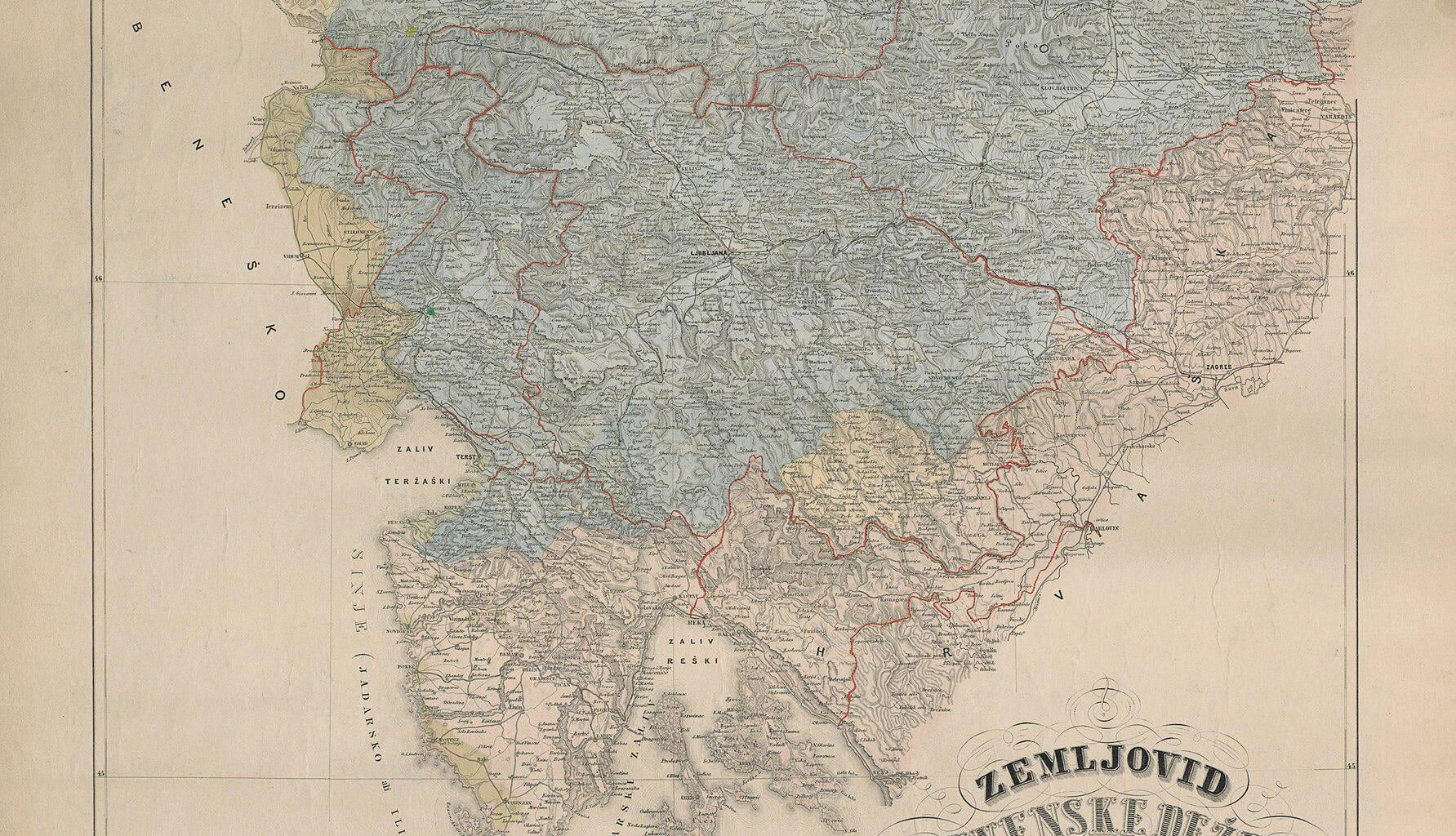 Koslerjev zemljovid nikoli ni trdil, da bi Slovenija morala vsebovati vse prikazano ozemlje. Slovensko etnično ozemlje je bilo označeno z majhno črto, v zadnji različici zemljevida pa je celo modro obarvano.
