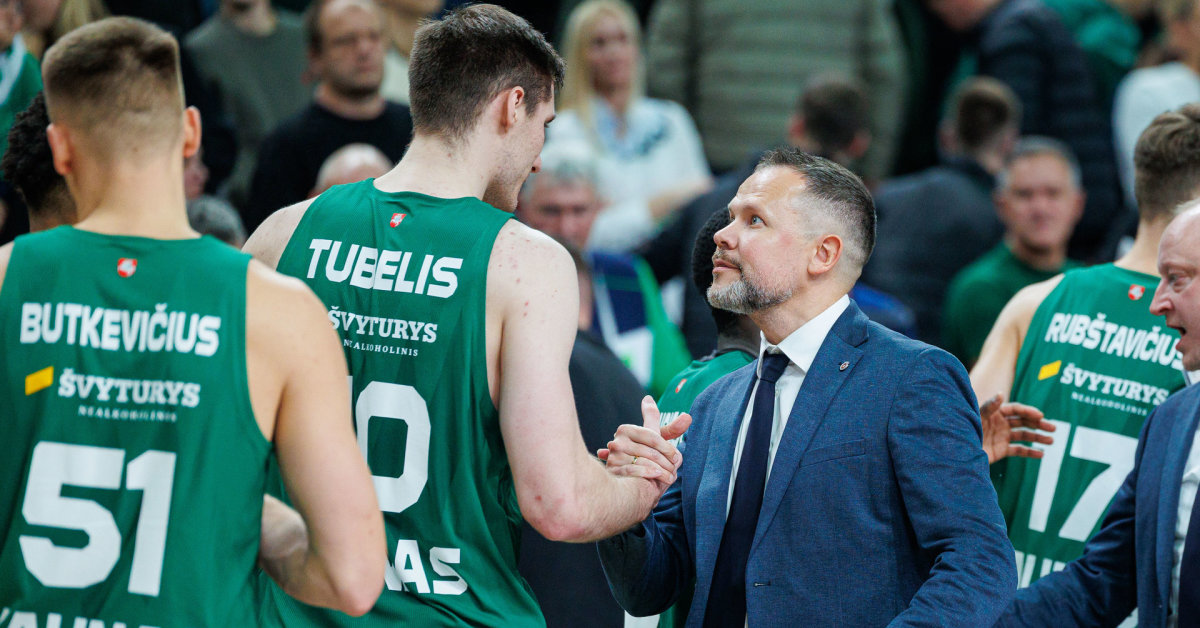 „Žalgirį“ gyręs Žibėnas pasiuntė žinutę auklėtiniams: „Tai – užknisa, netoleruotina“