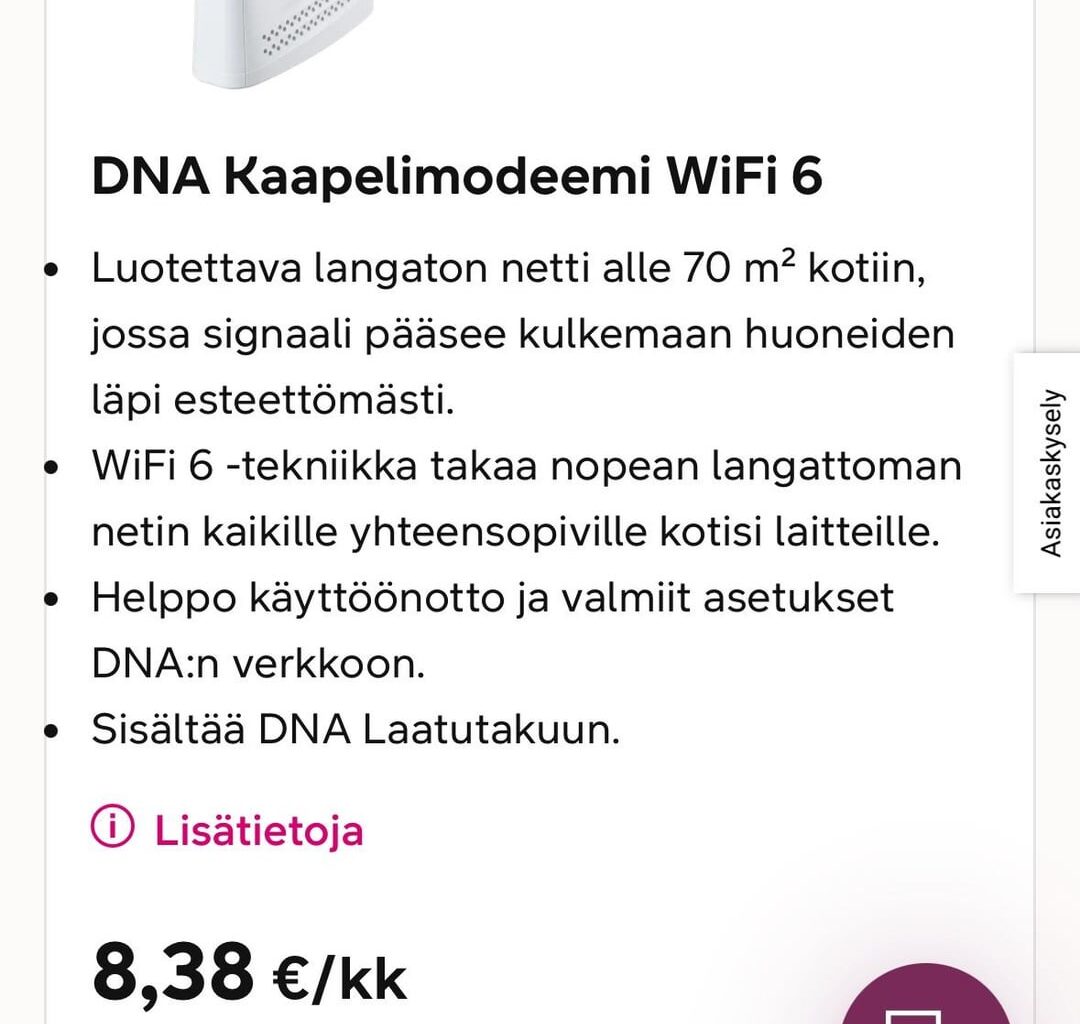 What is a “compatible modem” for DNA net