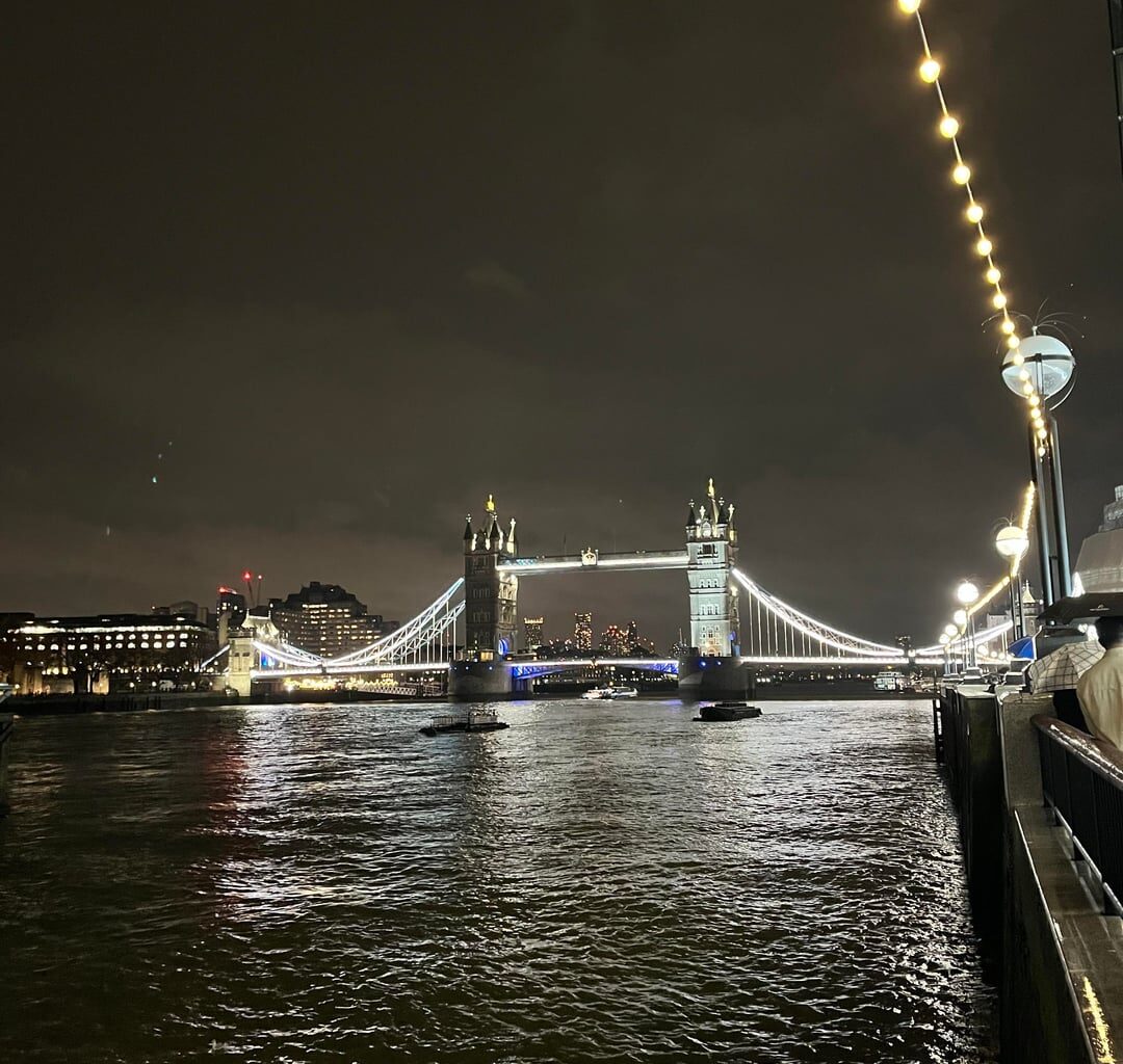 London at night hits different.