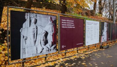 Independence Day posters in Rīga