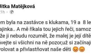 pak přijela tramvaj, vstala a zatleskala