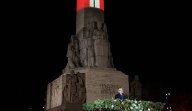 Latvian President Edgars Rinkēvičs' Independence Day speech / Article