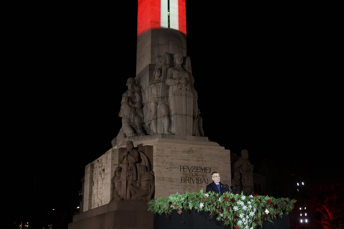 Latvian President Edgars Rinkēvičs' Independence Day speech / Article