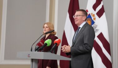 26.11.2025. President Edgars Rinkēvičs with Prime Minister Evika Siliņa