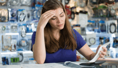 worried small business owner