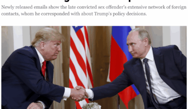 Epstein gave Putin dirt on Trump. Now we know why Trump has been Putin’s puppet ever since.