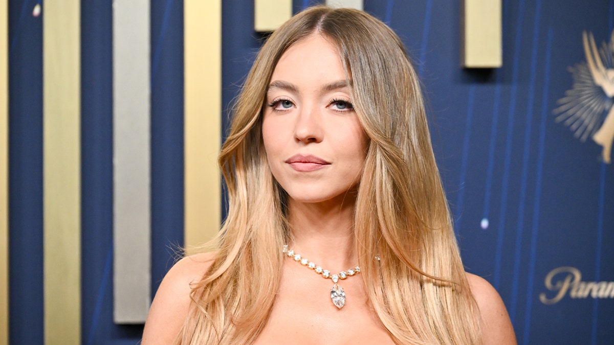Sydney Sweeney rocks red dress at the Emmy Awards.