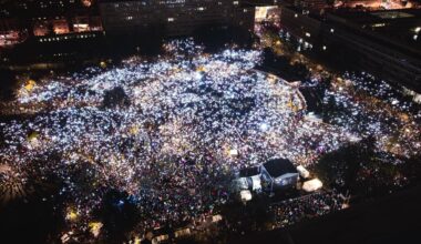 17. November na Namesti Slobody v Bratislave
