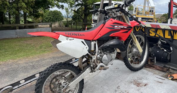 Firearms seized, 2 arrests, after dirtbiker draws police attention