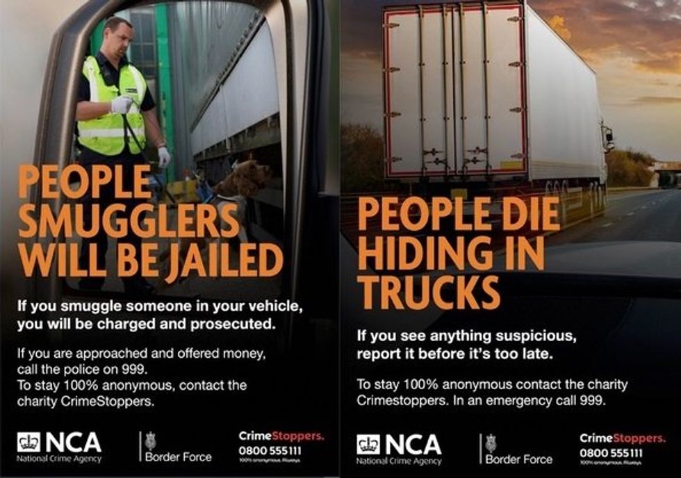 The NCA has launched a campaign alongside the Border Force and Crimestoppers \u200b