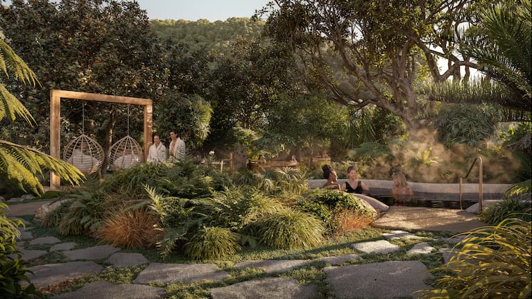 The redevelopment plan aimed to restore the geothermal attraction to a world-class bathing and wellness destination.