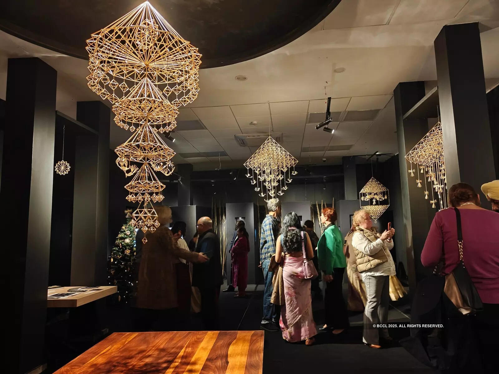 The sodai straw gardens have been crafted by Lithuanian artist Vida Snieckuviene