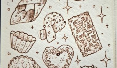 Norwegian christmas baking illustration🎄