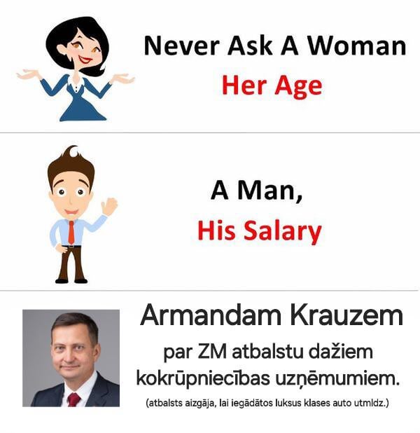 «Savējiem var» || Uzreiz pēc tam, kad SIA “PATA” apgalvo, ka ir krīzē un vēršas pēc valsts atbalsta, tā iegādājusies virkni luksus klases automobiļu. (Nekā personīga)