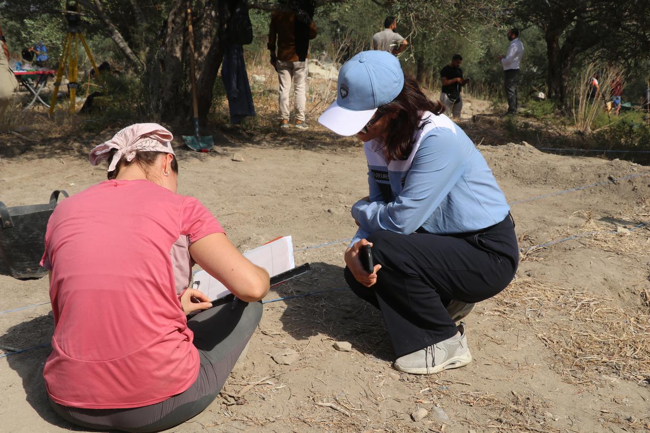 Excavation works continue at the ancient settlement of Ugarit, once a major trade center in the ancient era, where traces of the long-buried civilization are being unearthed in Latakia, Syria, Oct. 19, 2025. (AA Photo)