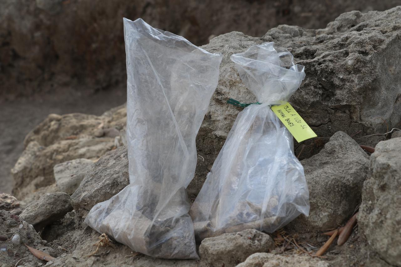Excavation works continue at the ancient settlement of Ugarit, once a major trade center in the ancient era, where traces of the long-buried civilization are being unearthed in Latakia, Syria, Oct. 19, 2025. (AA Photo)