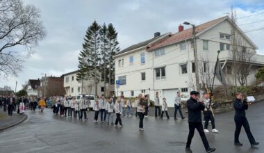 Tromsø scouts parade on 17 May. Photo: David Nikel.