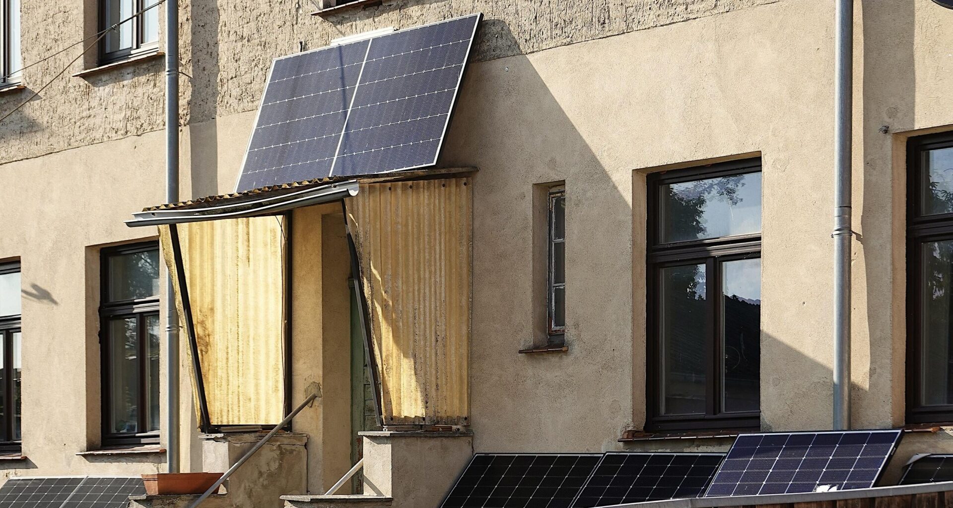 The solar panels Germans are plugging into their walls. “Instead of taking electricity out of that outlet, it pushes electricity gently back into that outlet that powers the rest of your home.”