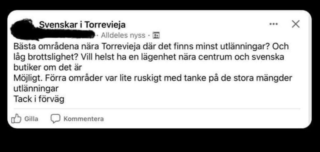 Svensk vill flytta utomlands men inte där utlänningar bor eller där det inte finns svenska butiker