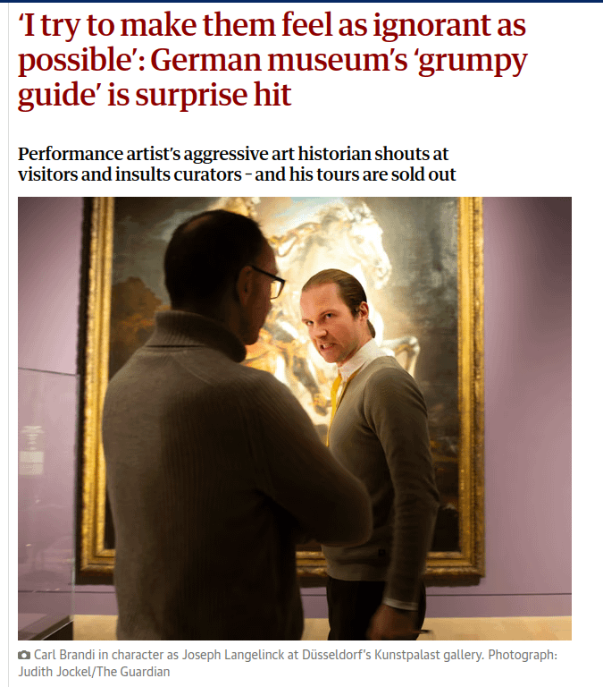 Cultural avant-garde, as usual.