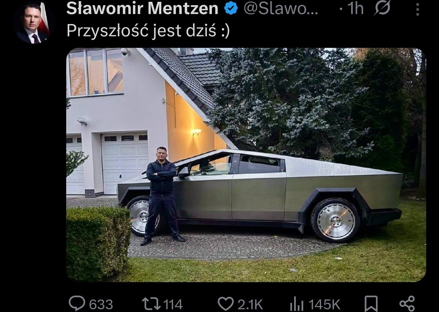 Czy w Polsce można legalnie zarejestrować "cybertrucka"?