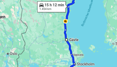 December in northern Sweden